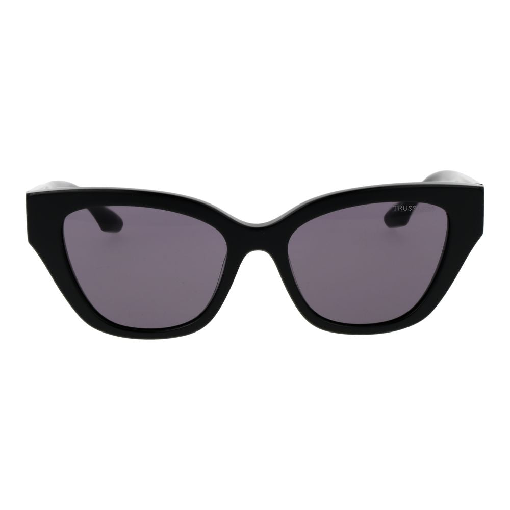 Trussardi Black Acetate Sunglasses Trussardi