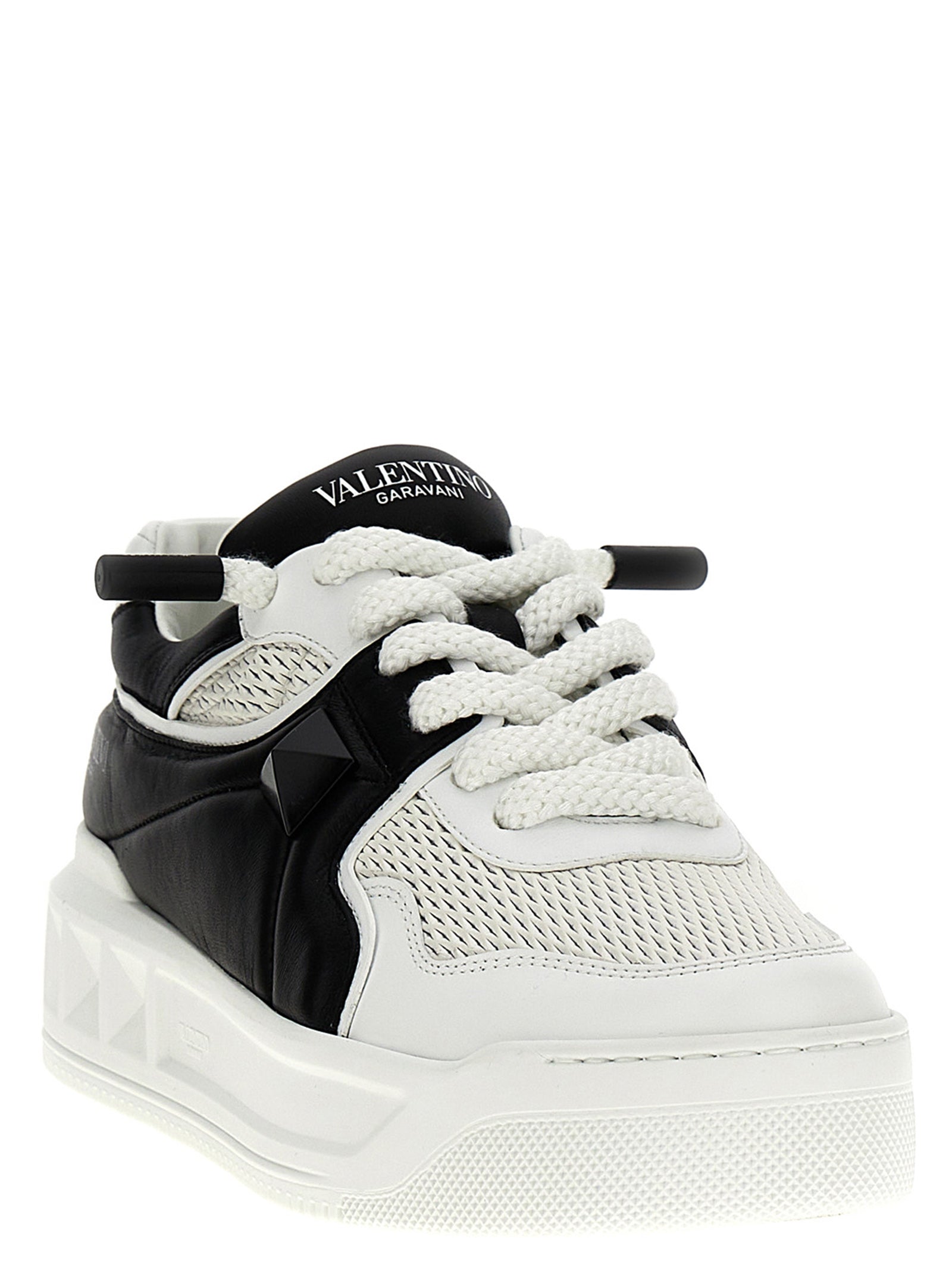 Valentino Garavani Bicolor Calfskin Chunky Sneakers Valentino Garavani