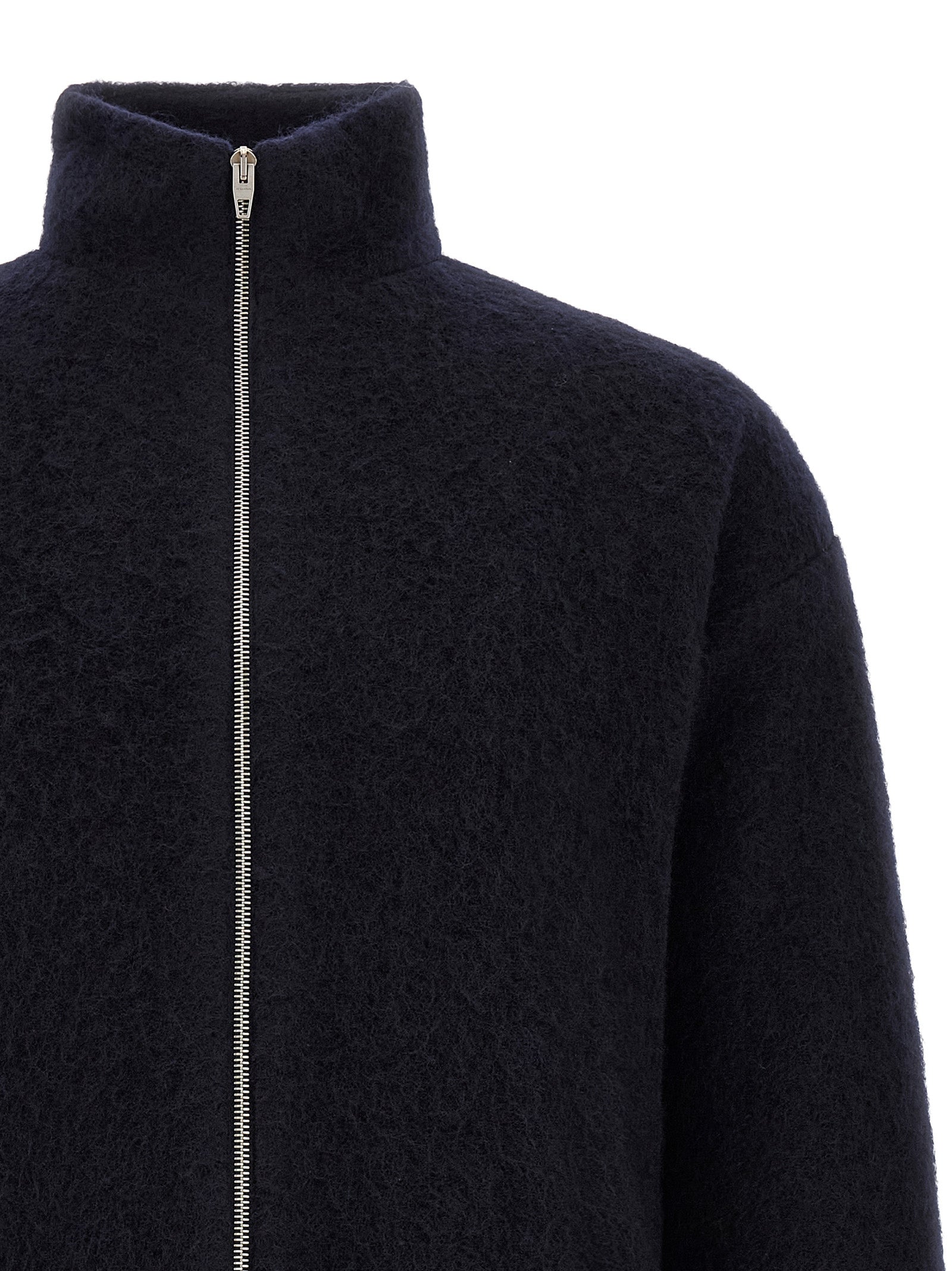 Jil Sander Blue Wool Sweatshirt Jil Sander