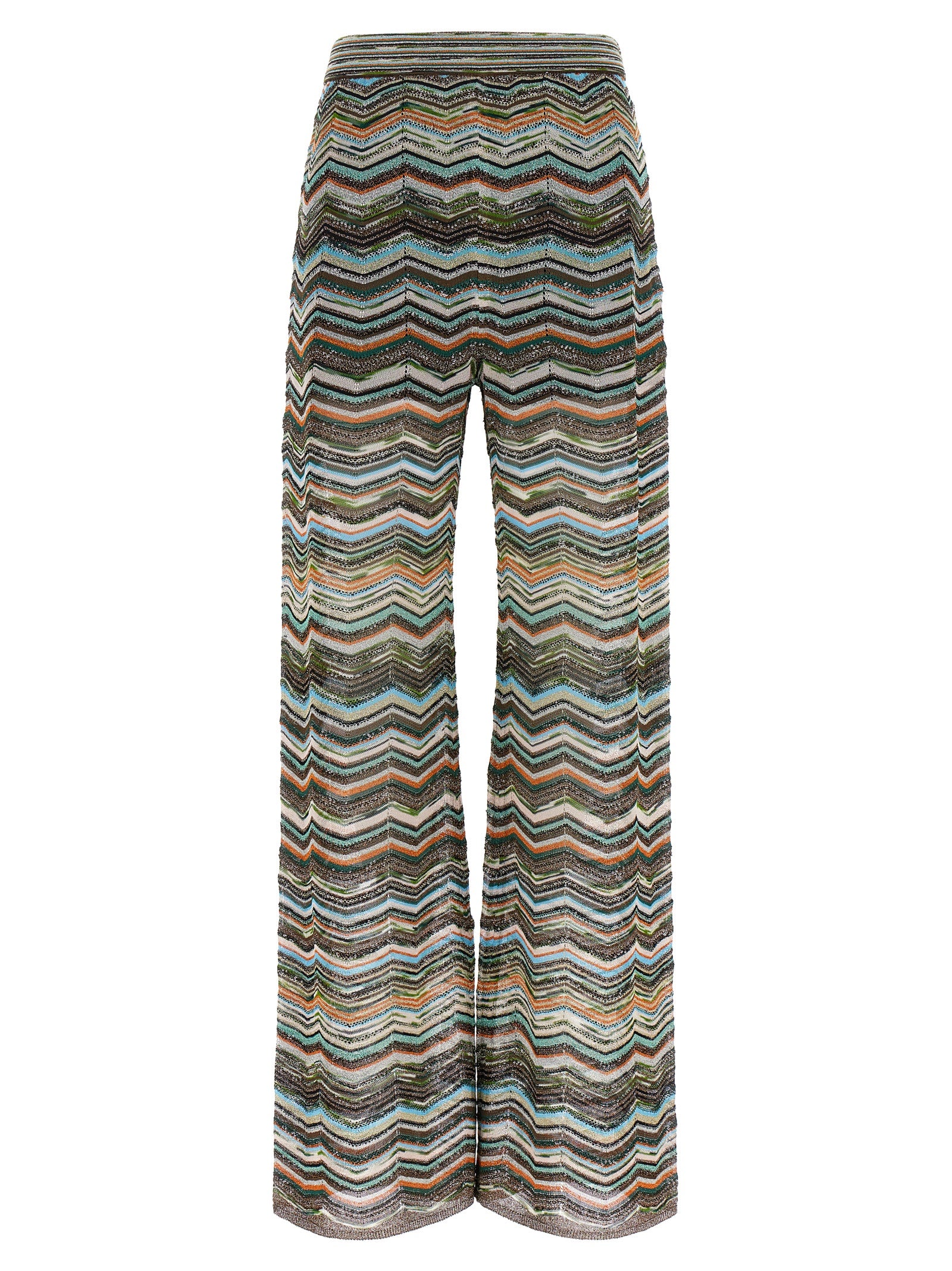 Missoni Multicolor Viscose Flared Pants Missoni