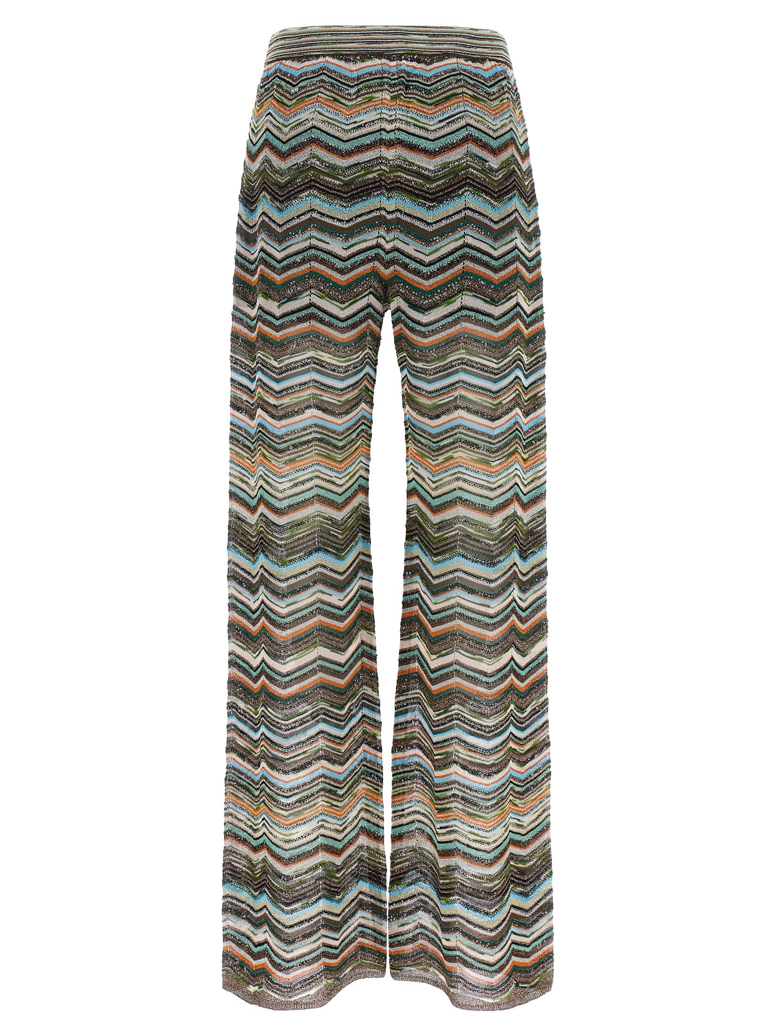 Missoni Multicolor Viscose Flared Pants Missoni