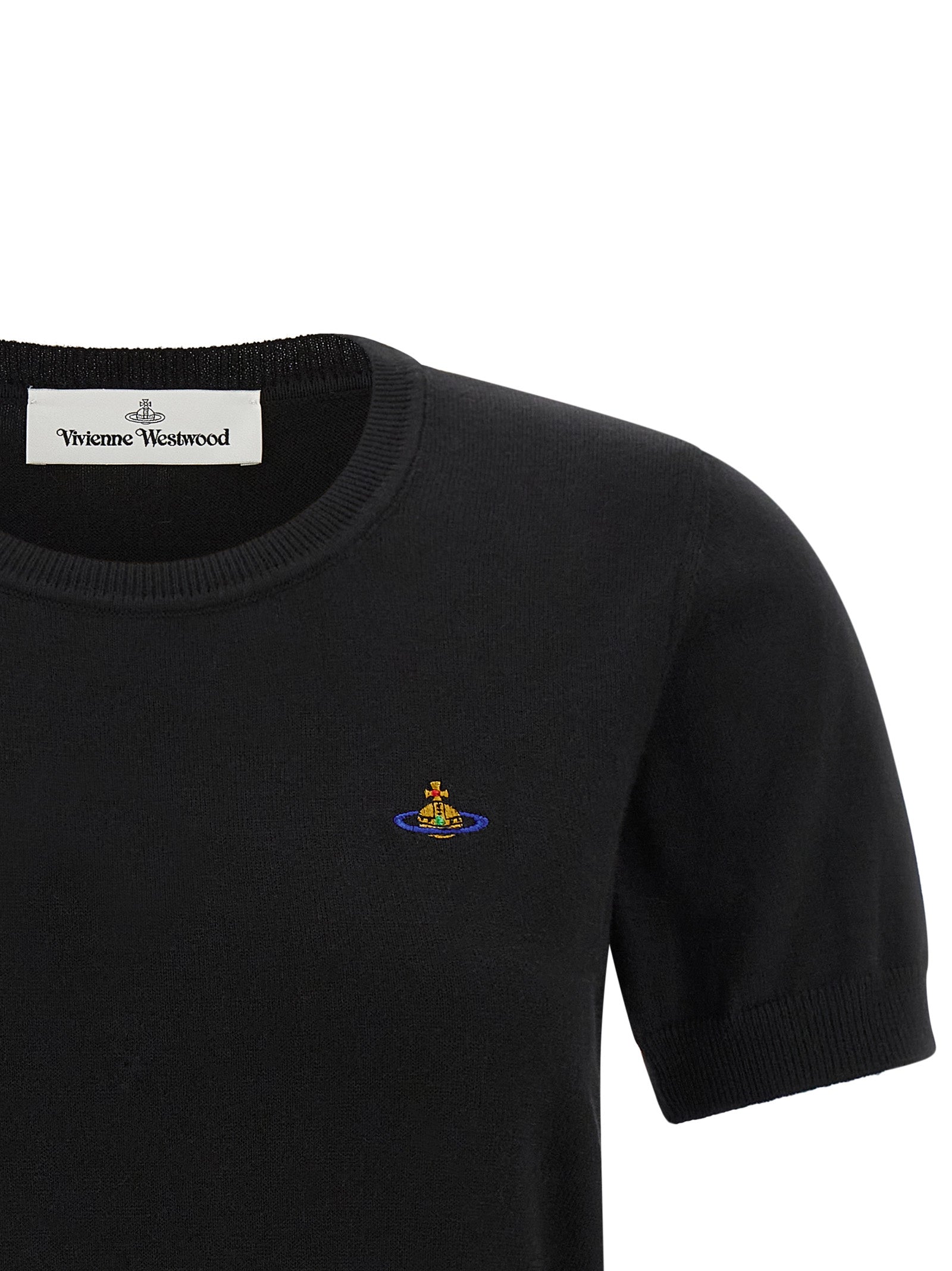 Vivienne Westwood Black Cotton Cardigan Vivienne Westwood