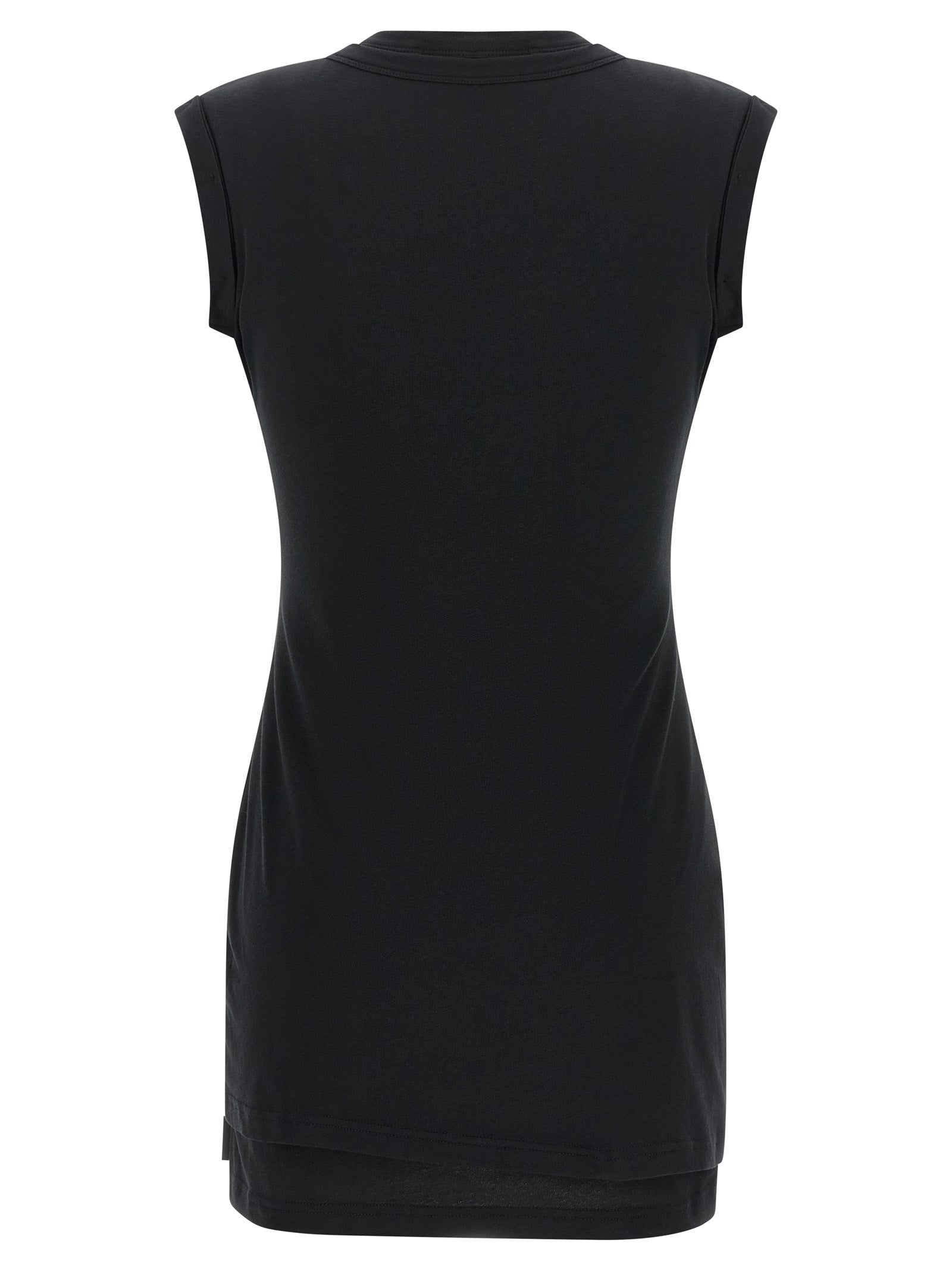 Alexander Wang Black Cotton Short Dress Alexander Wang