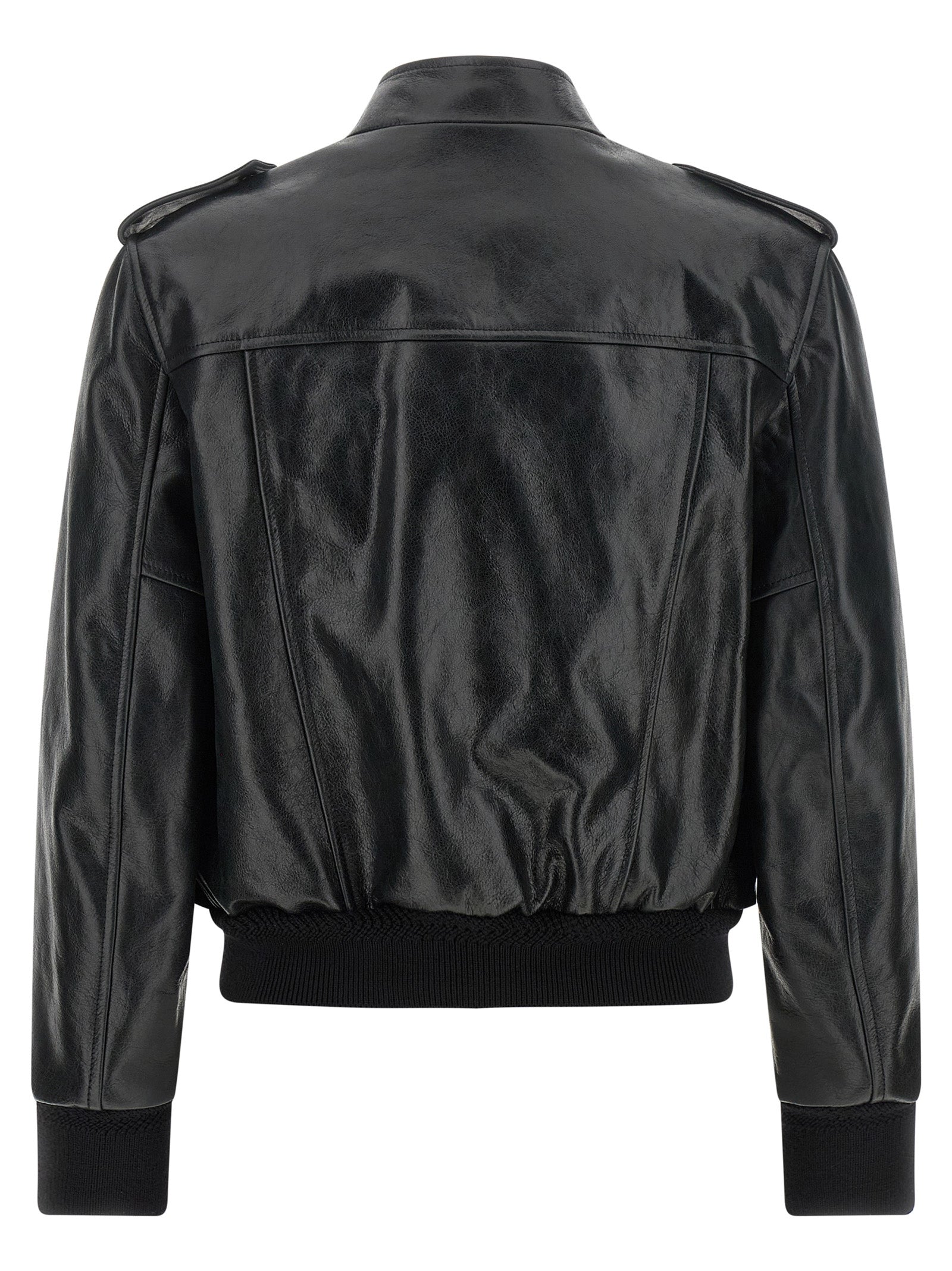 Tom Ford Black Lamb Leather Leather Jacket Tom Ford