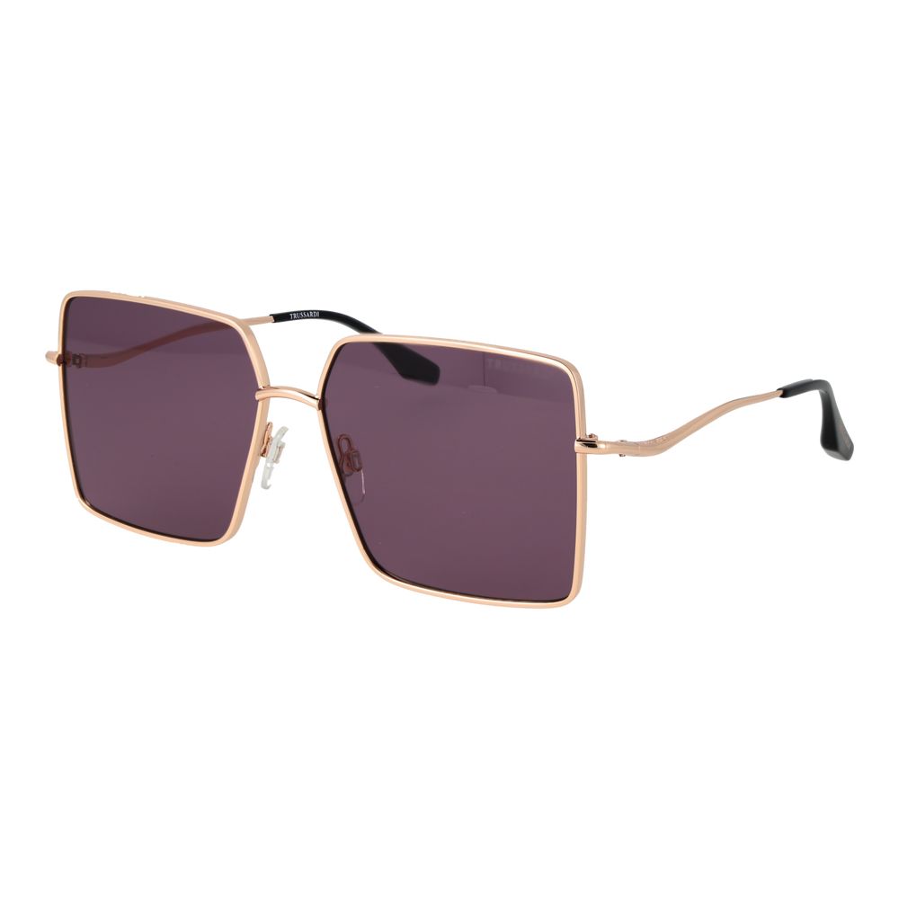 Trussardi Gold Stainless Steel Sunglasses Trussardi