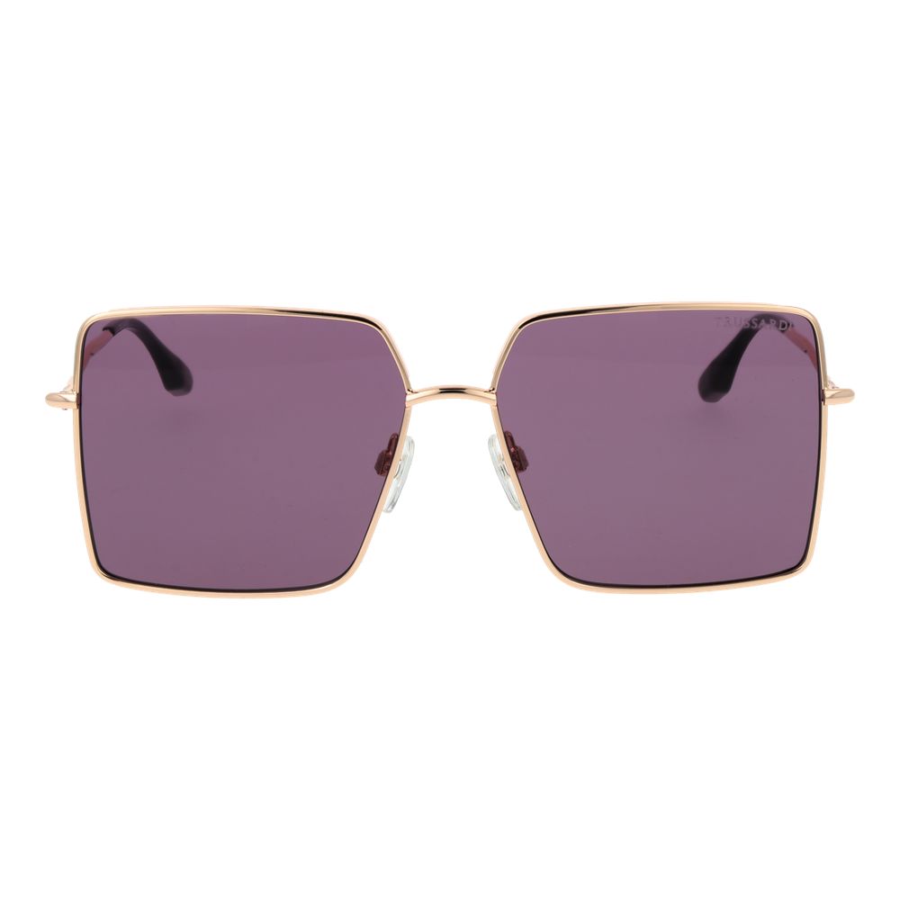 Trussardi Gold Stainless Steel Sunglasses Trussardi