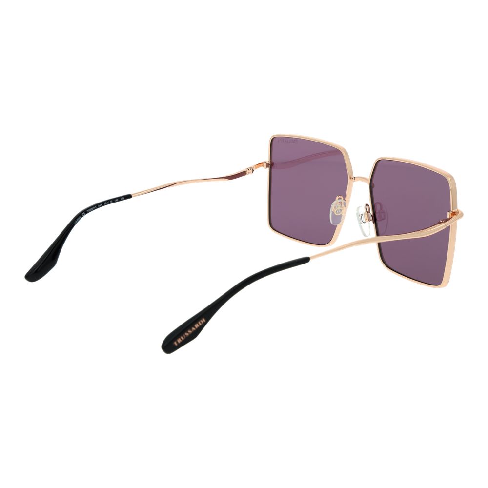 Trussardi Gold Stainless Steel Sunglasses Trussardi