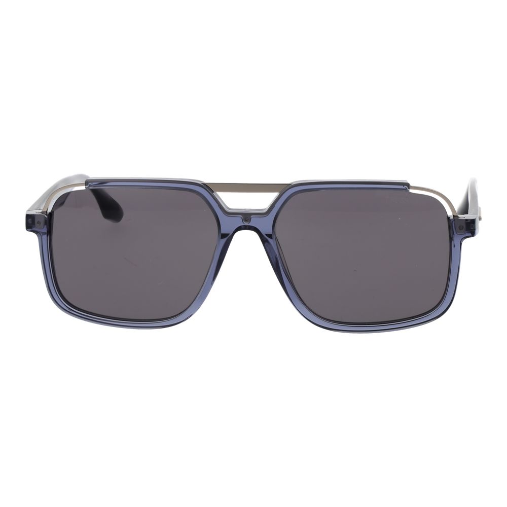Trussardi Blue Acetate & Stainless Steel Sunglasses Trussardi