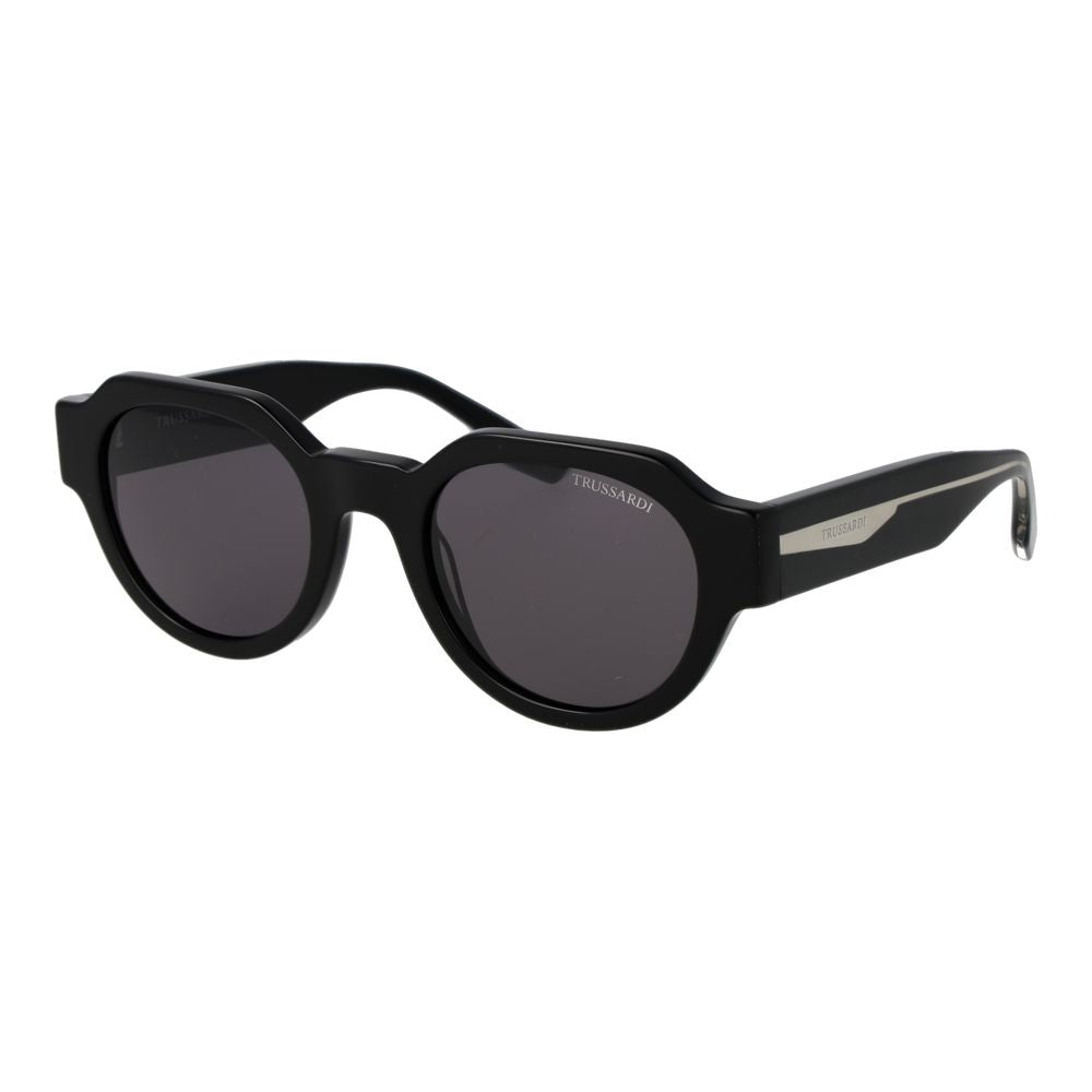 Trussardi Black Acetate Sunglasses Trussardi