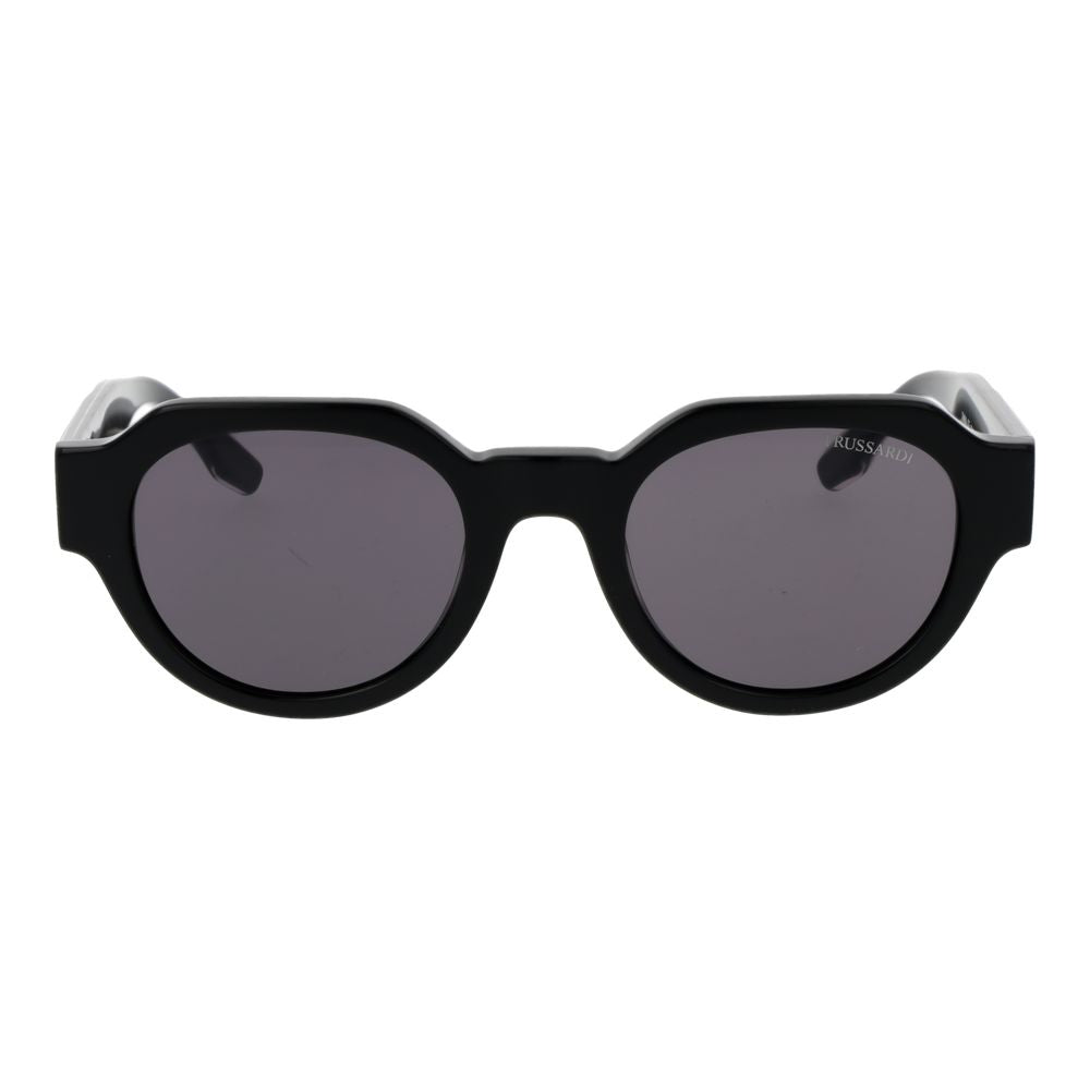 Trussardi Black Acetate Sunglasses Trussardi