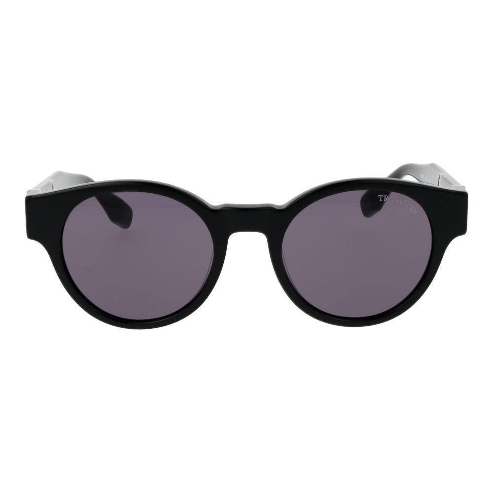 Trussardi Black Acetate Sunglasses Trussardi