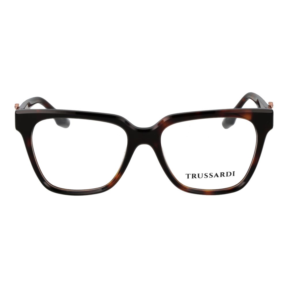 Trussardi Brown Acetate Glasses (Frames) Trussardi