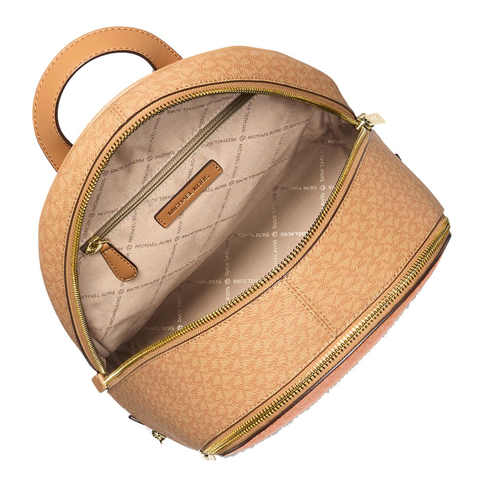 Michael Kors Orange Canvas Backpack Michael Kors