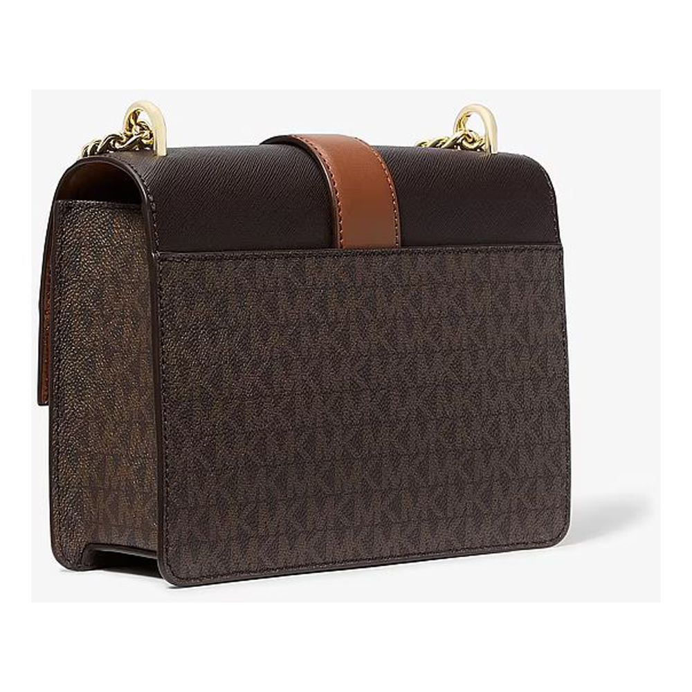 Michael Kors Brown Canvas Crossbody Bag Michael Kors