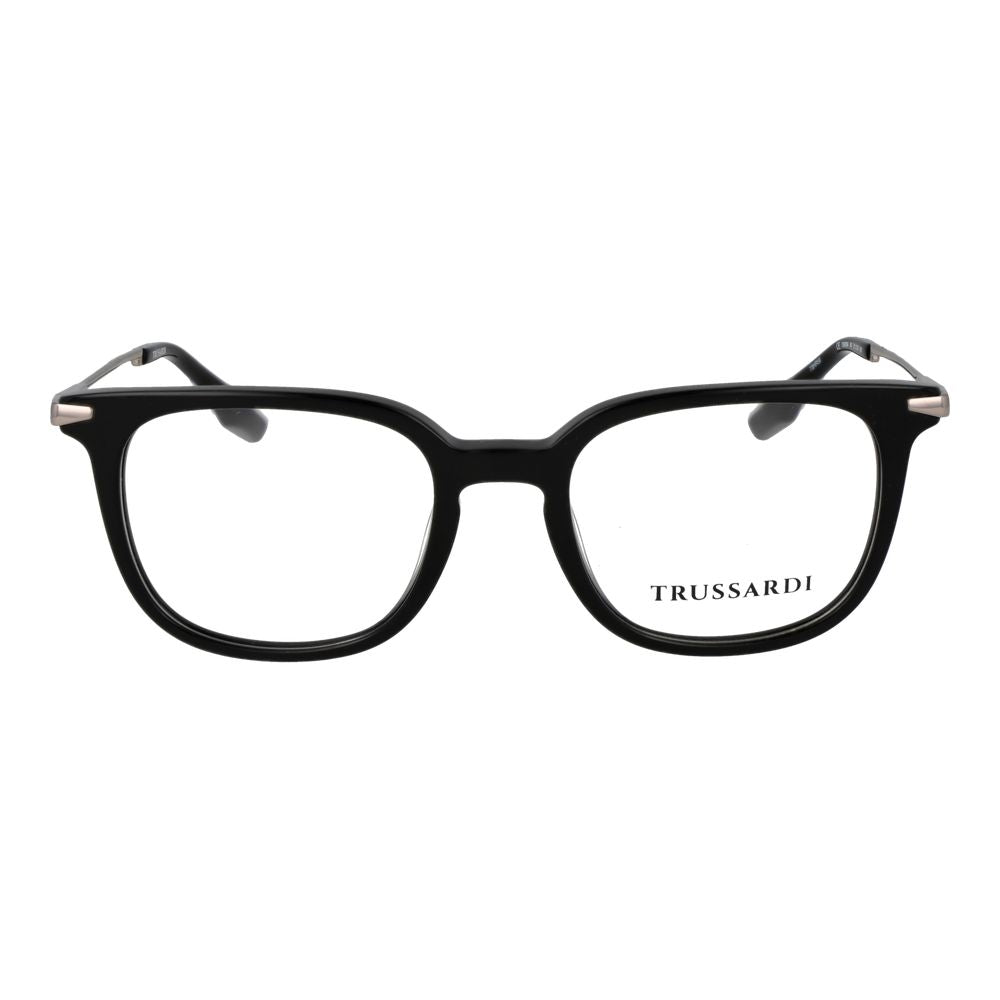 Trussardi Black Acetate Glasses (Frames) Trussardi