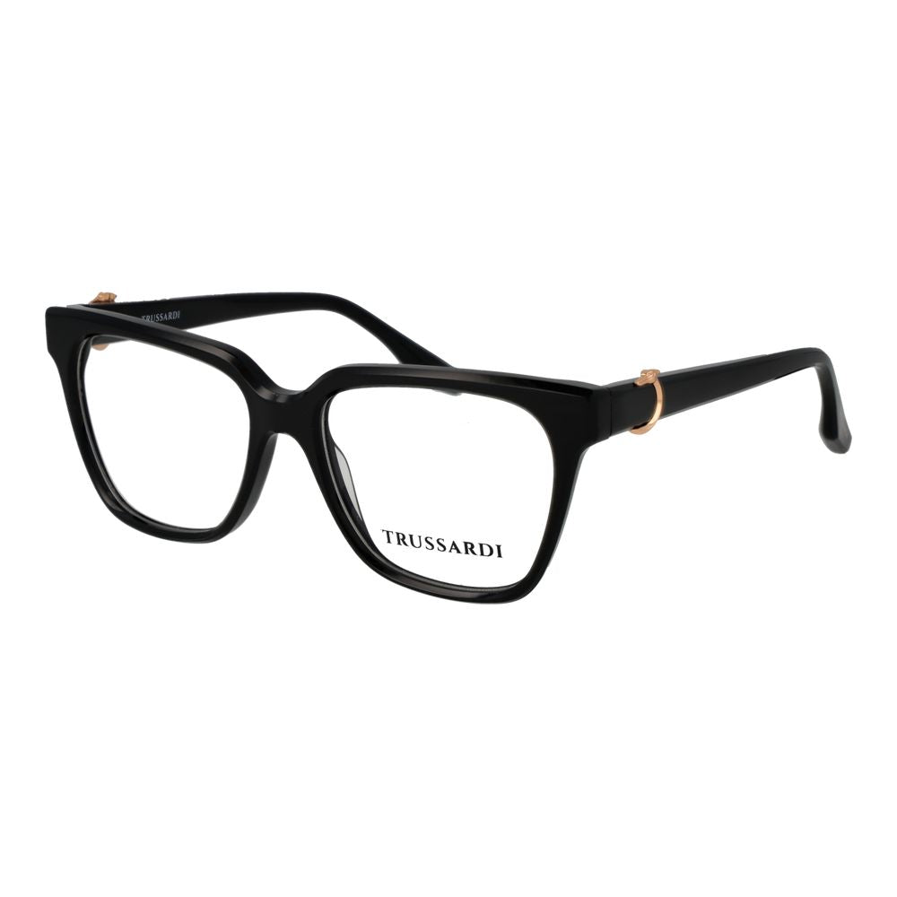 Trussardi Black Acetate Glasses (Frames) Trussardi