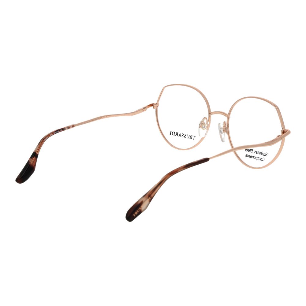 Trussardi Rose Gold Stainless Steel Glasses (Frames) Trussardi