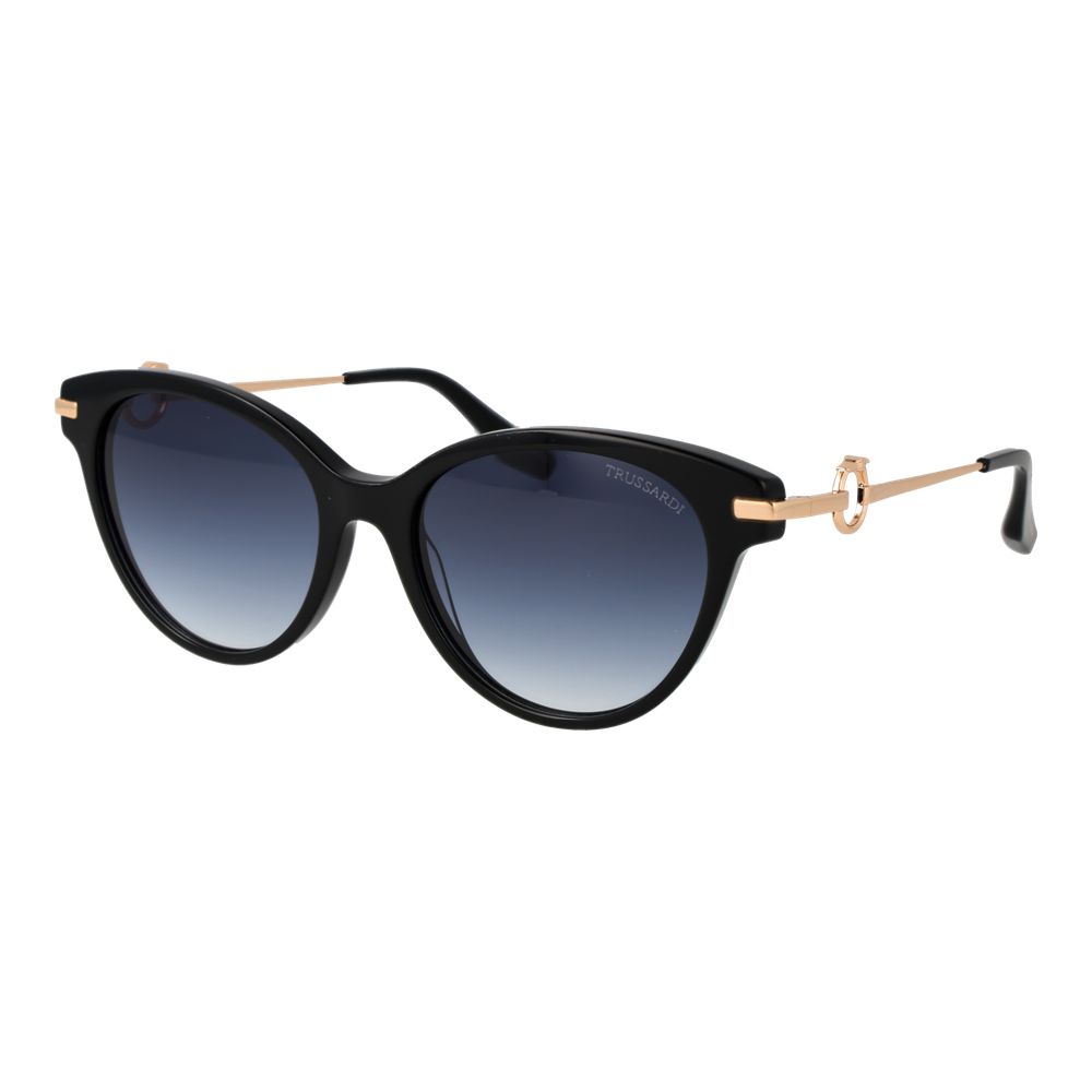 Trussardi Black Acetate Sunglasses Trussardi