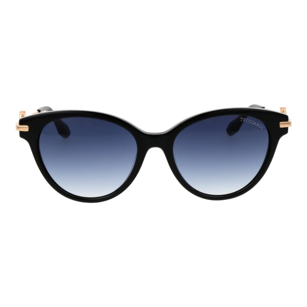Trussardi Black Acetate Sunglasses Trussardi