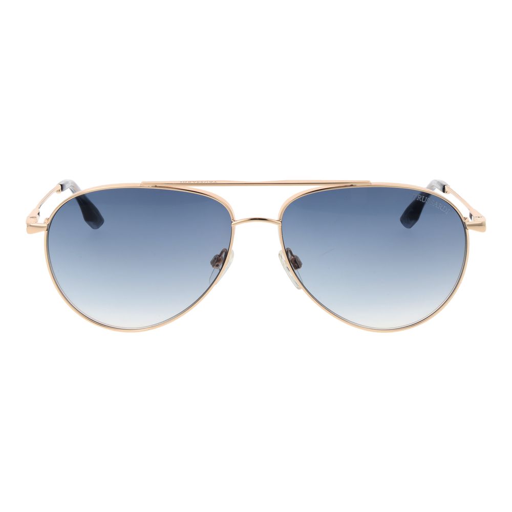 Trussardi Gold Stainless Steel Sunglasses Trussardi