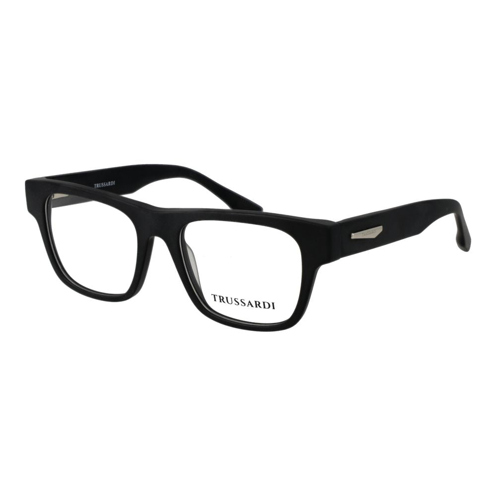 Trussardi Black Acetate Glasses (Frames) Trussardi