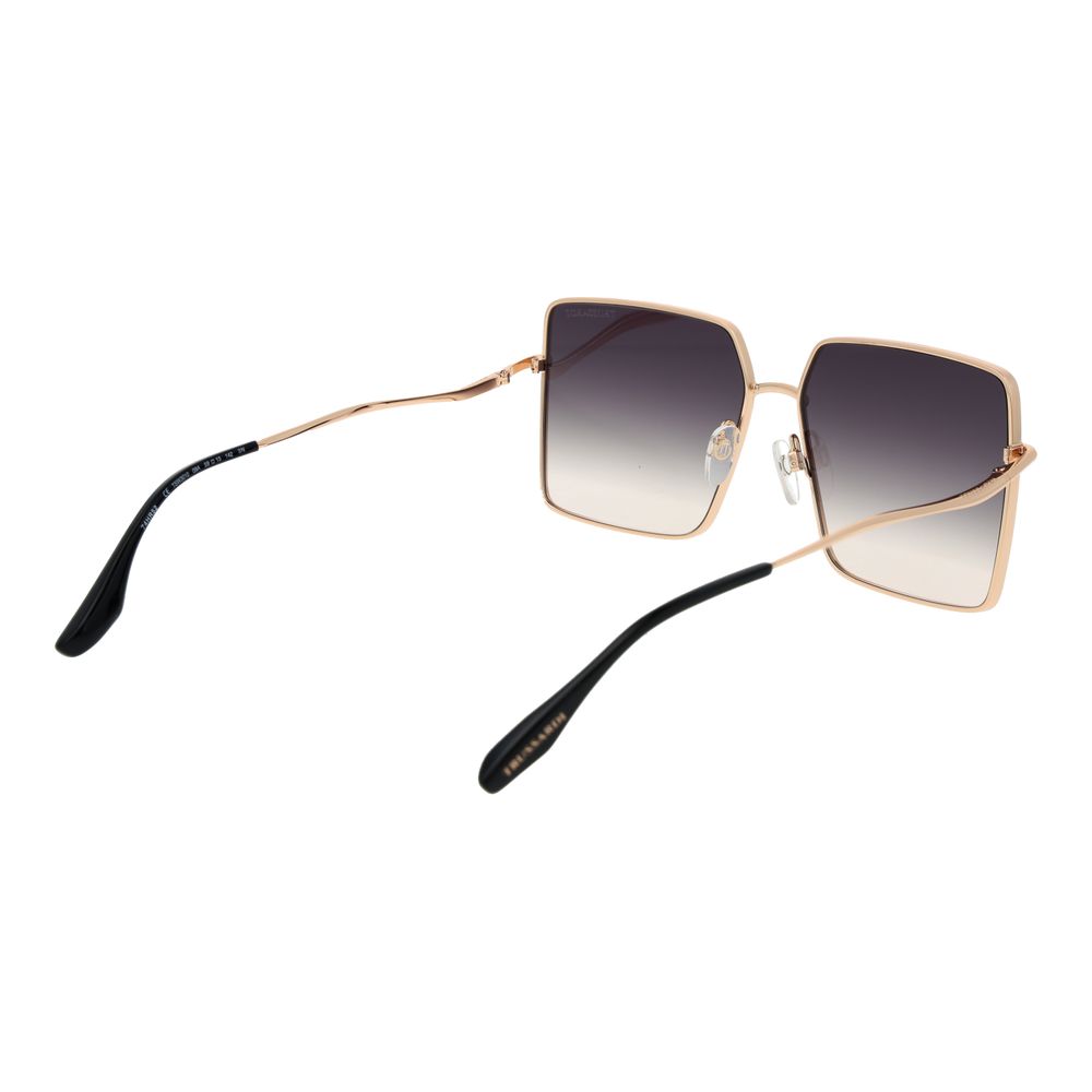 Trussardi Black Stainless Steel Sunglasses Trussardi