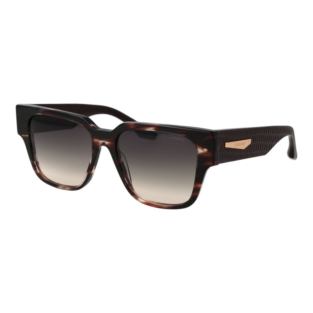 Trussardi Brown Acetate Sunglasses Trussardi