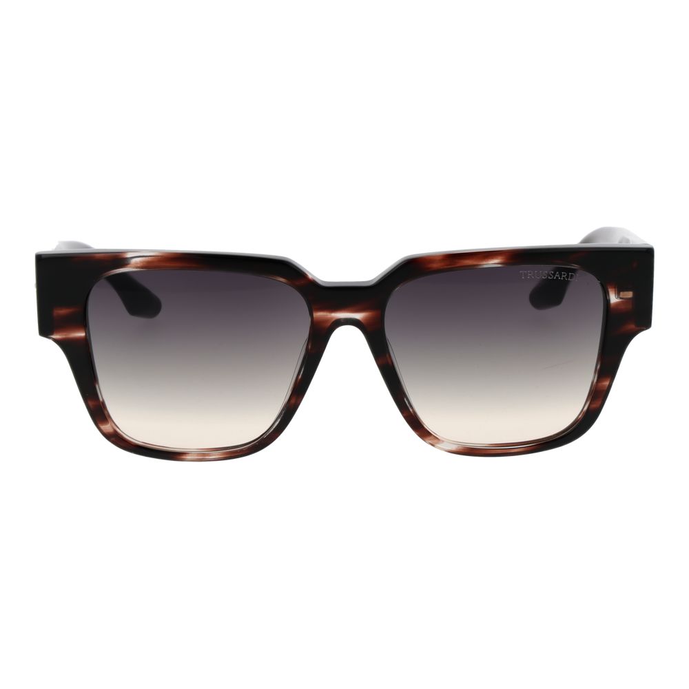 Trussardi Brown Acetate Sunglasses Trussardi