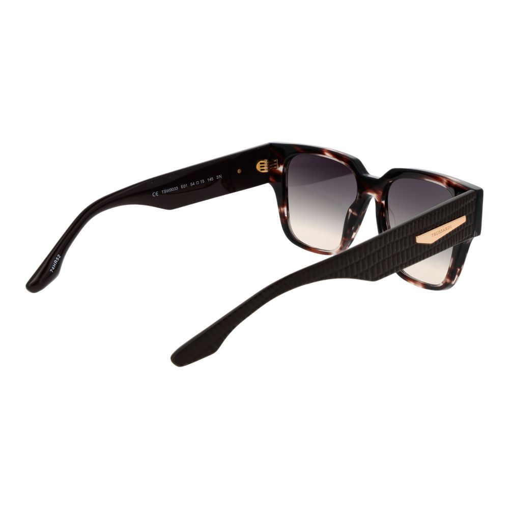 Trussardi Brown Acetate Sunglasses Trussardi