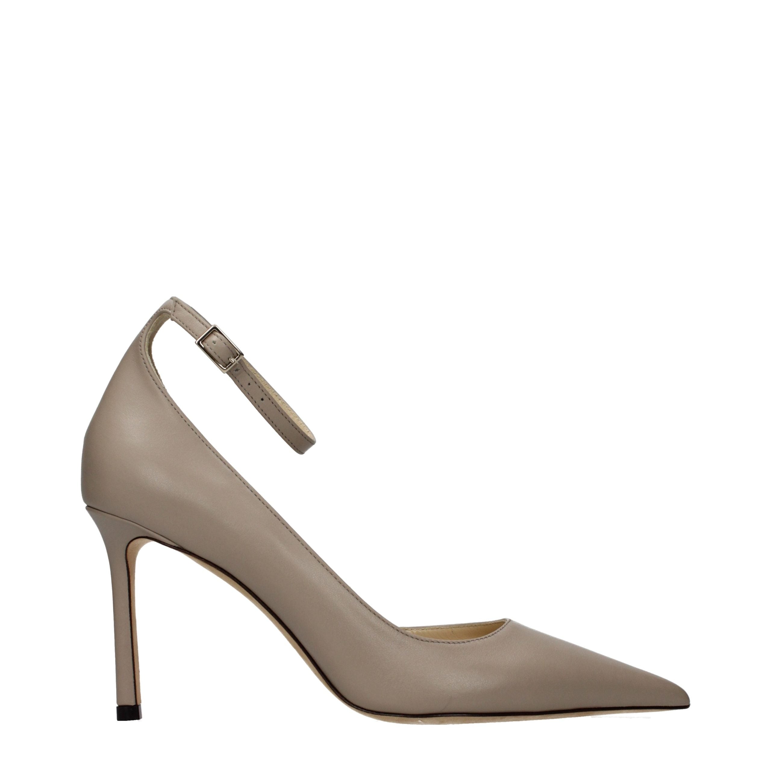Jimmy Choo Gray Leather High Heel Pumps Jimmy Choo