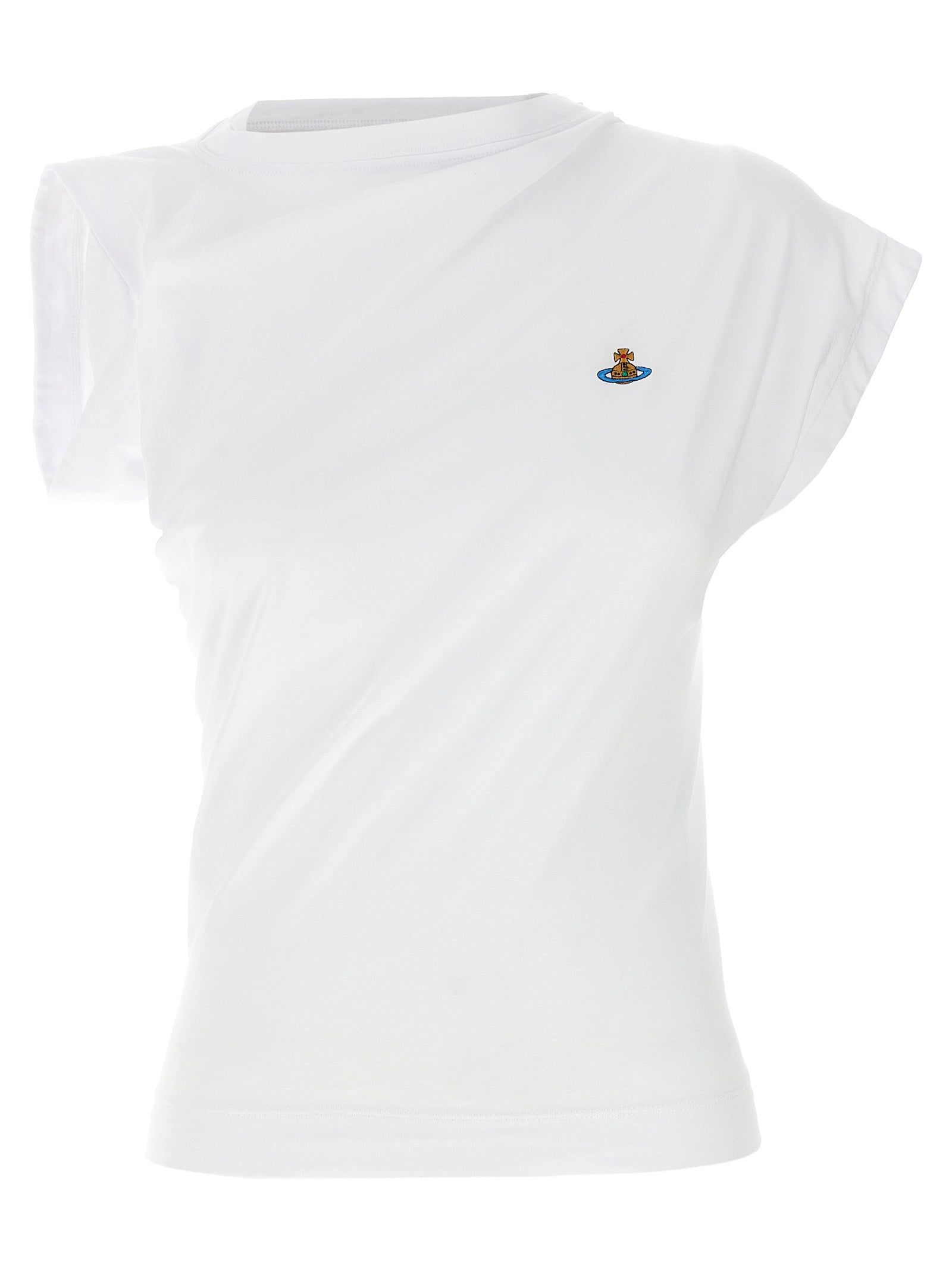 Vivienne Westwood White Cotton T-Shirt Vivienne Westwood
