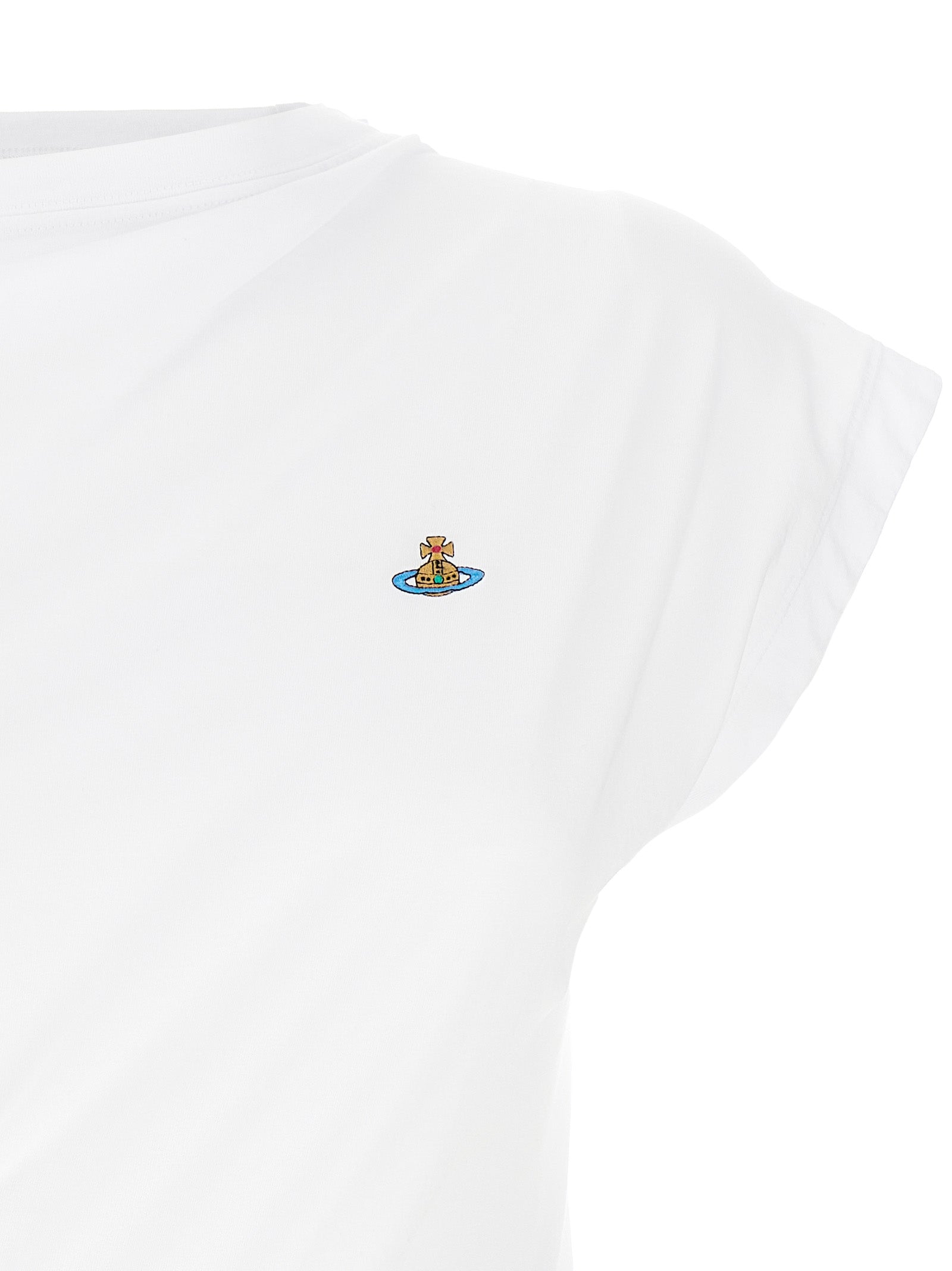 Vivienne Westwood White Cotton T-Shirt Vivienne Westwood