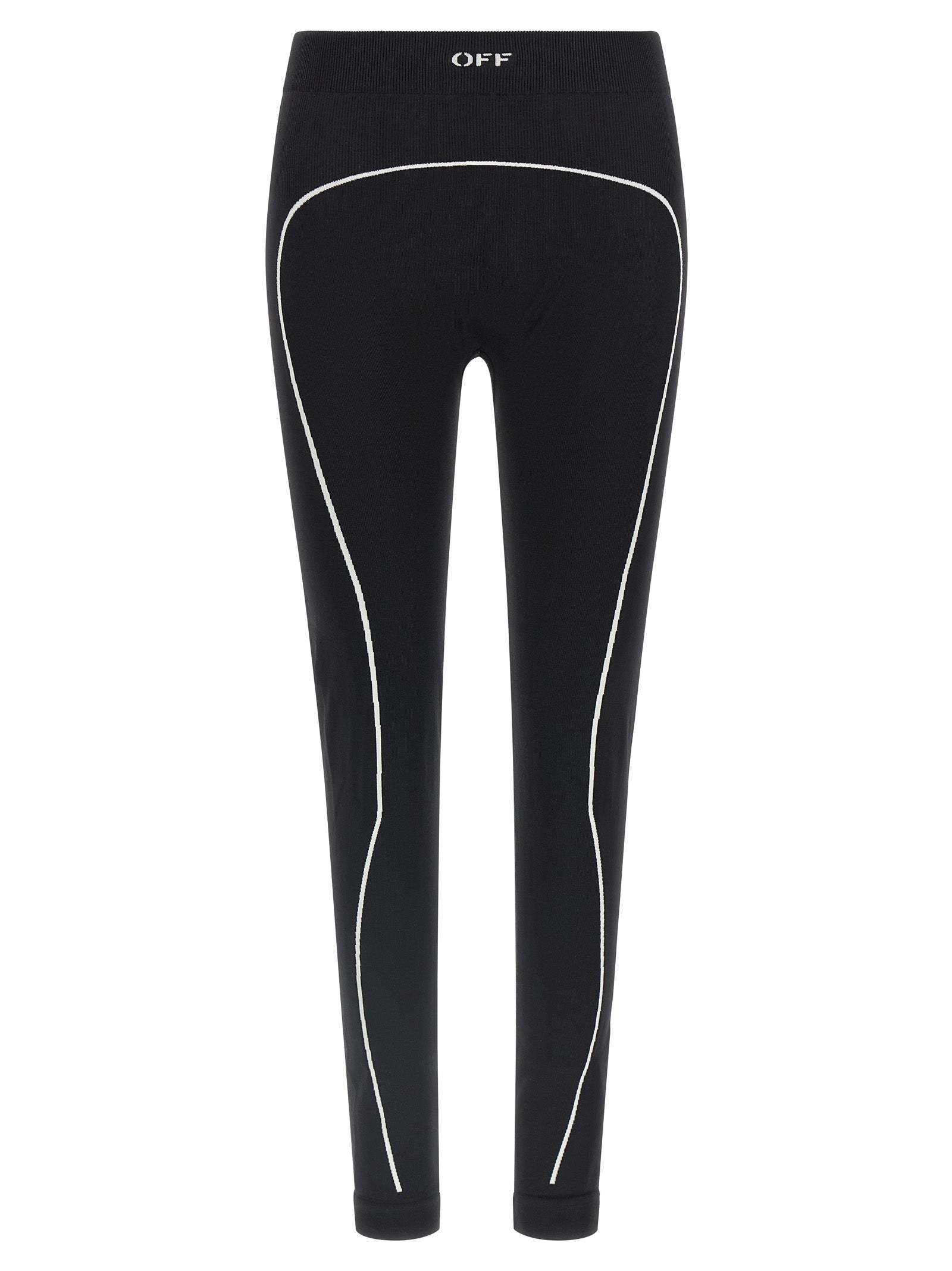 Off-White Black Polyamide Leggings Off-White