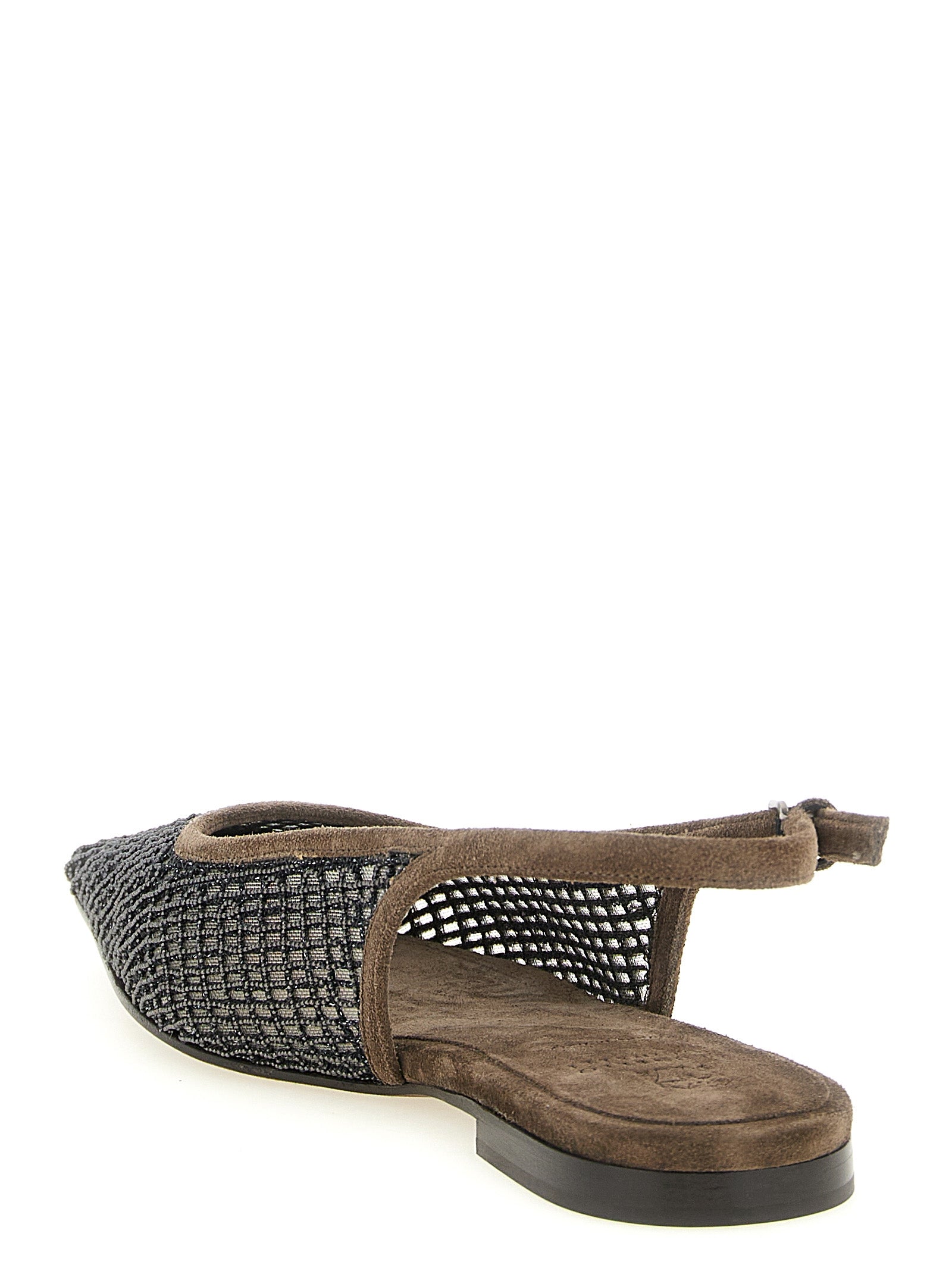 Brunello Cucinelli Brown Calfskin Ballet Flats Brunello Cucinelli
