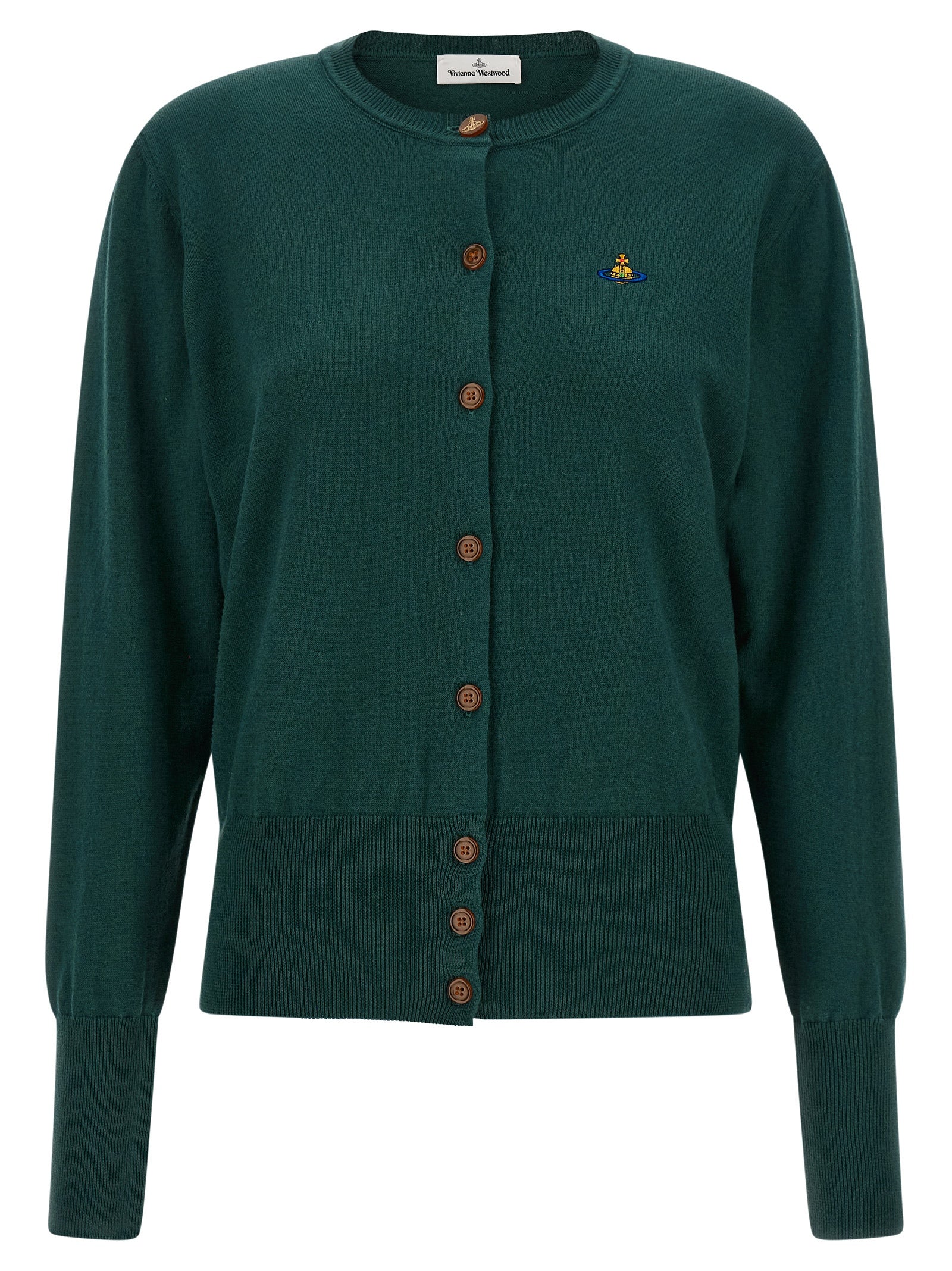 Vivienne Westwood Bicolor Cotton Cardigan Vivienne Westwood