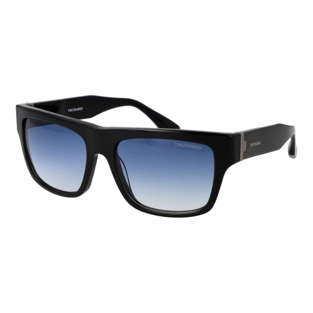 Trussardi Black Acetate Sunglasses Trussardi
