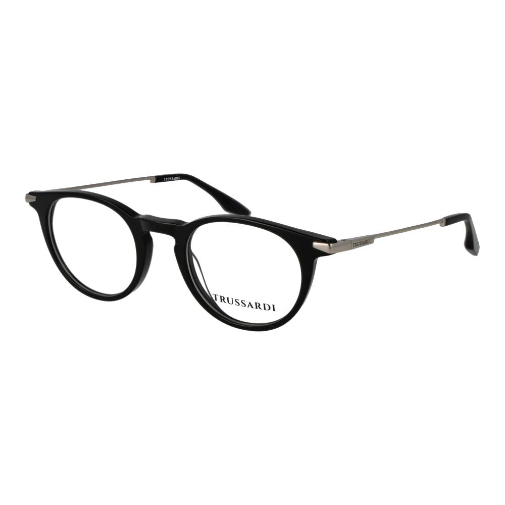 Trussardi Black Acetate Glasses (Frames) Trussardi