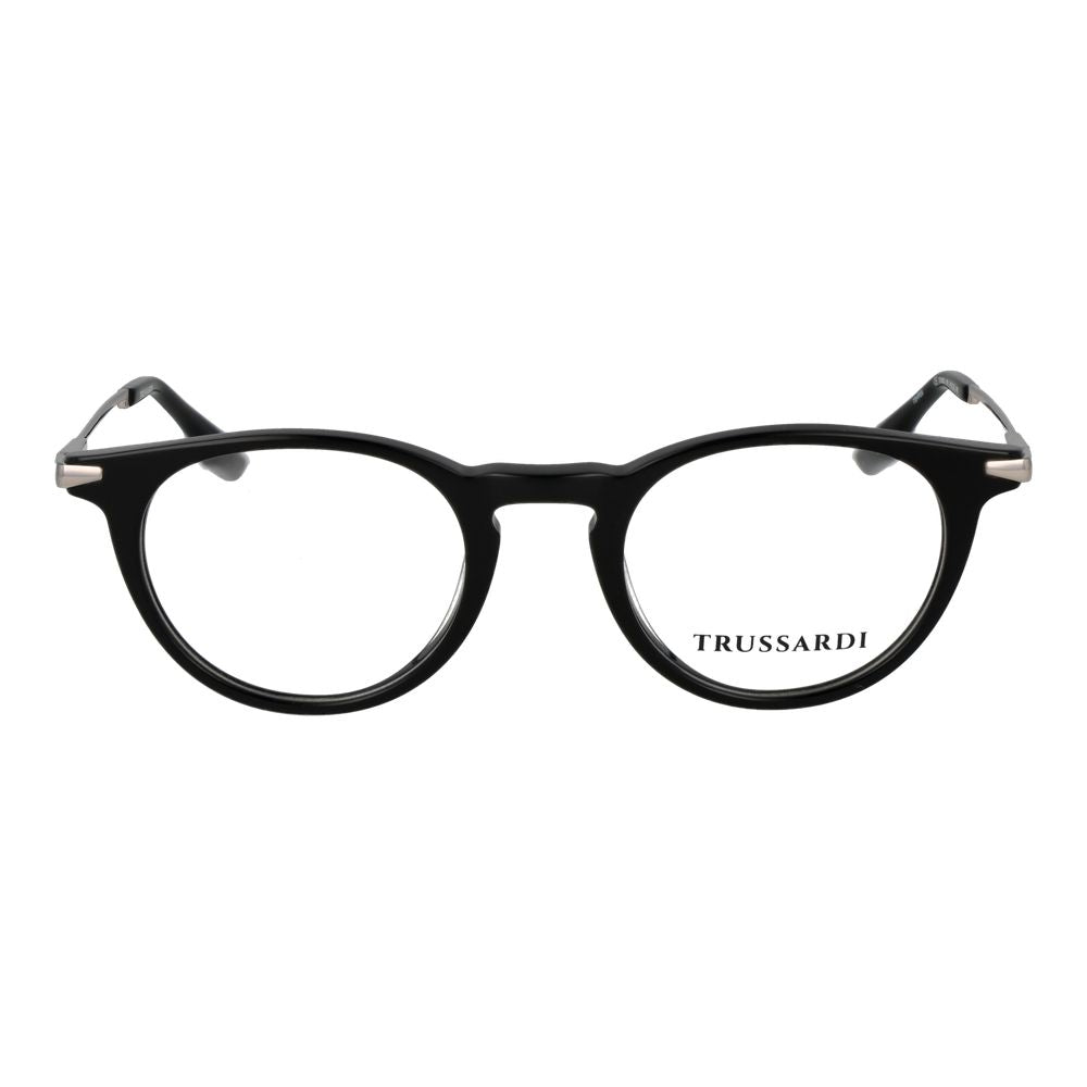 Trussardi Black Acetate Glasses (Frames) Trussardi