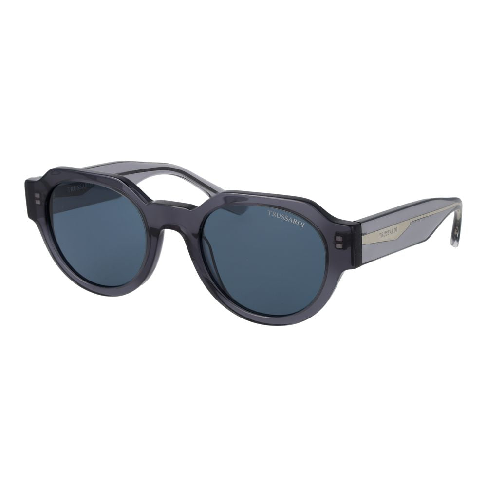 Trussardi Gray Acetate Sunglasses Trussardi