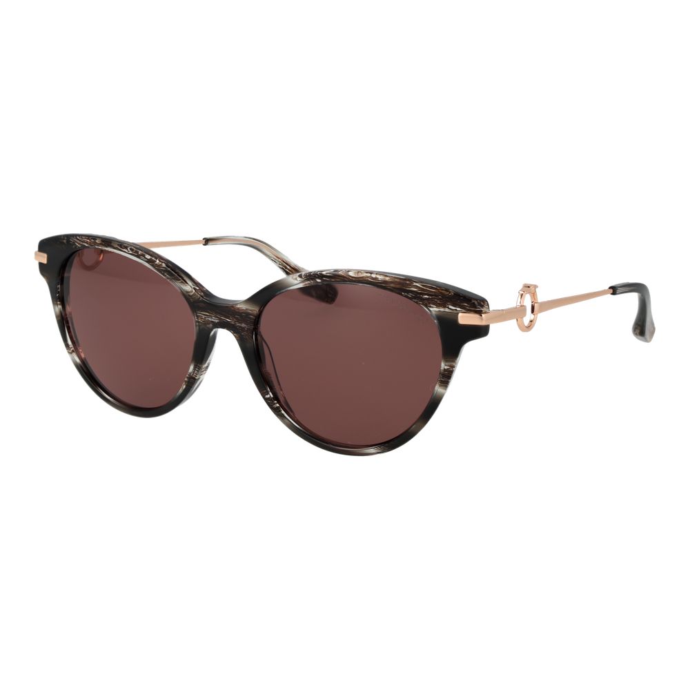 Trussardi Brown Acetate Sunglasses Trussardi