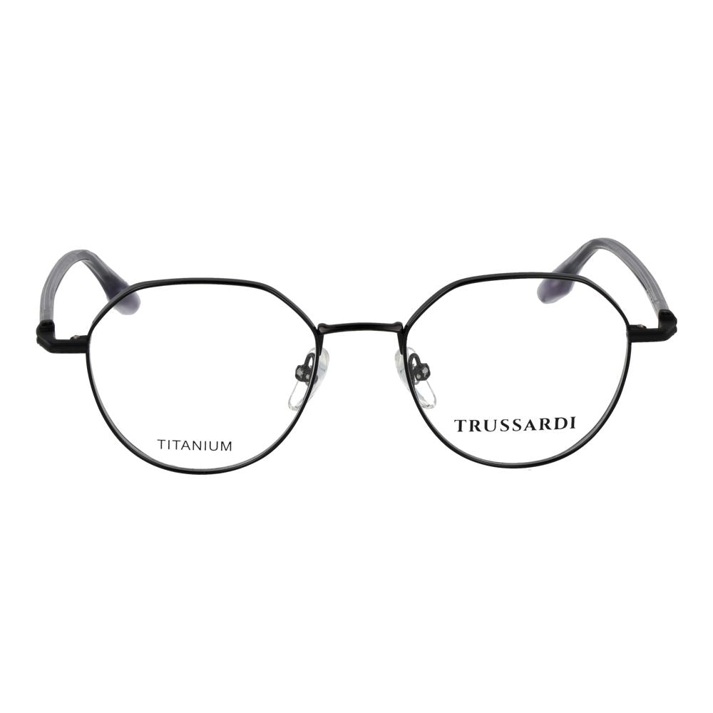 Trussardi Black Titanium Glasses (Frames) Trussardi