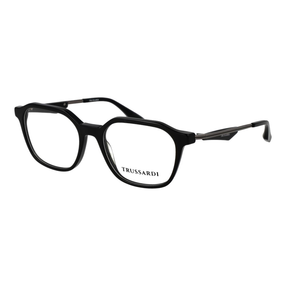 Trussardi Black Acetate Glasses (Frames) Trussardi