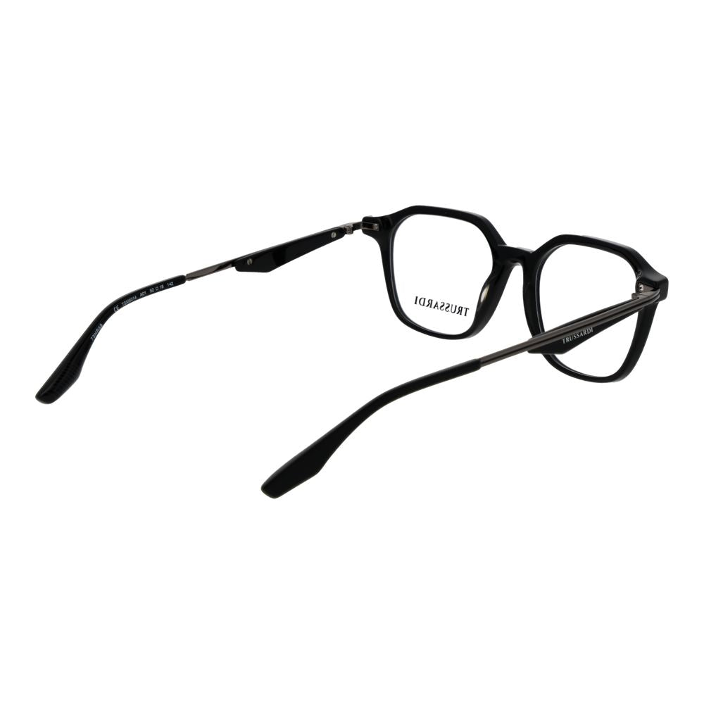 Trussardi Black Acetate Glasses (Frames) Trussardi