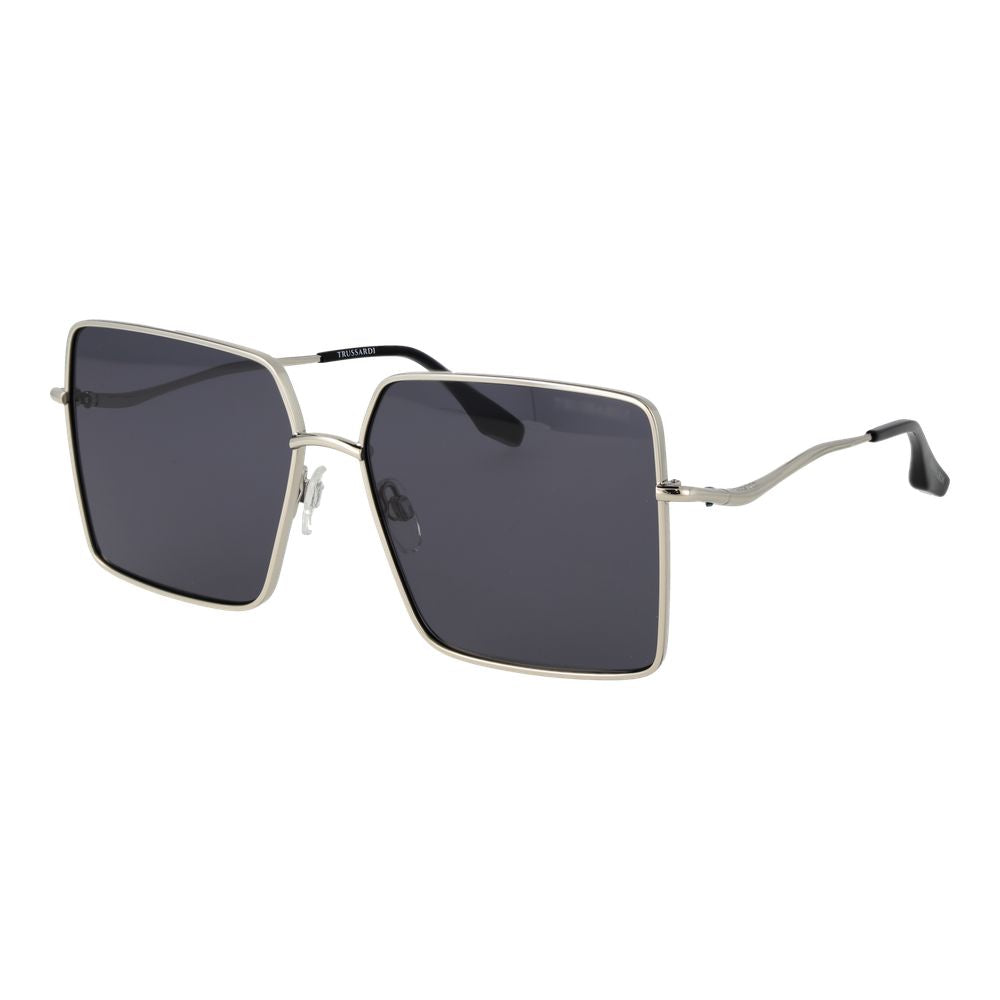 Trussardi Silver Stainless Steel Sunglasses Trussardi