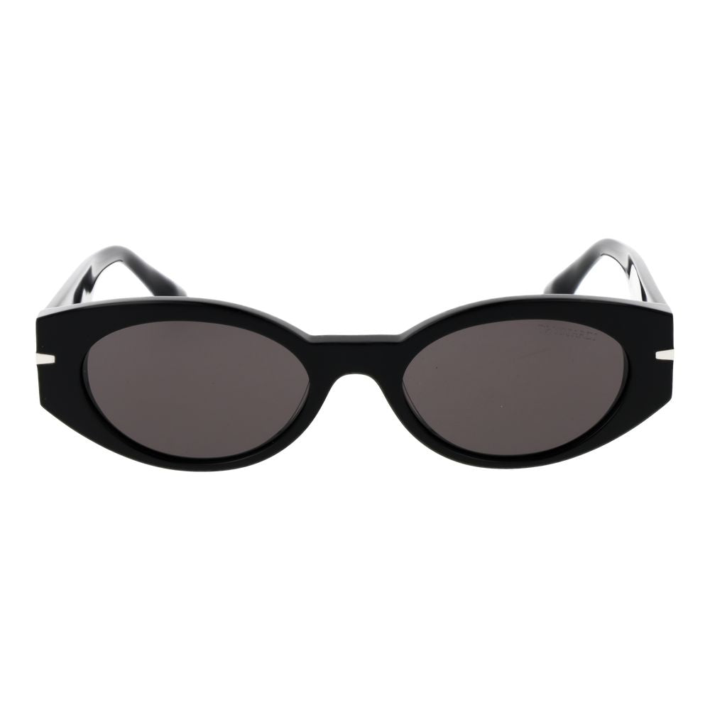 Trussardi Black Acetate Sunglasses Trussardi