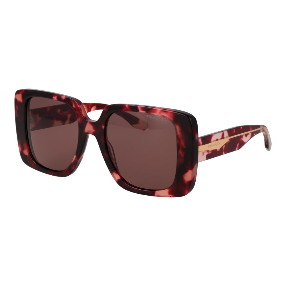 Trussardi Burgundy Acetate Sunglasses Trussardi