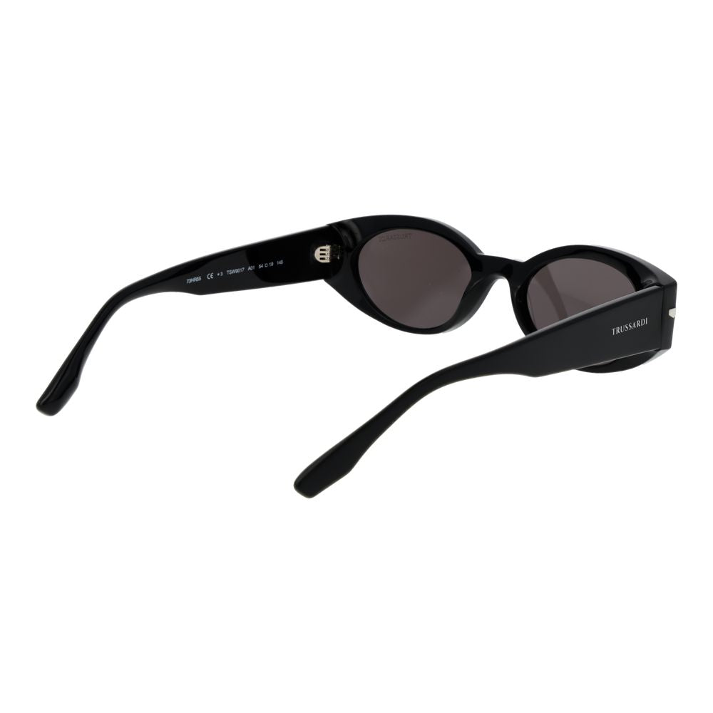Trussardi Black Acetate Sunglasses Trussardi