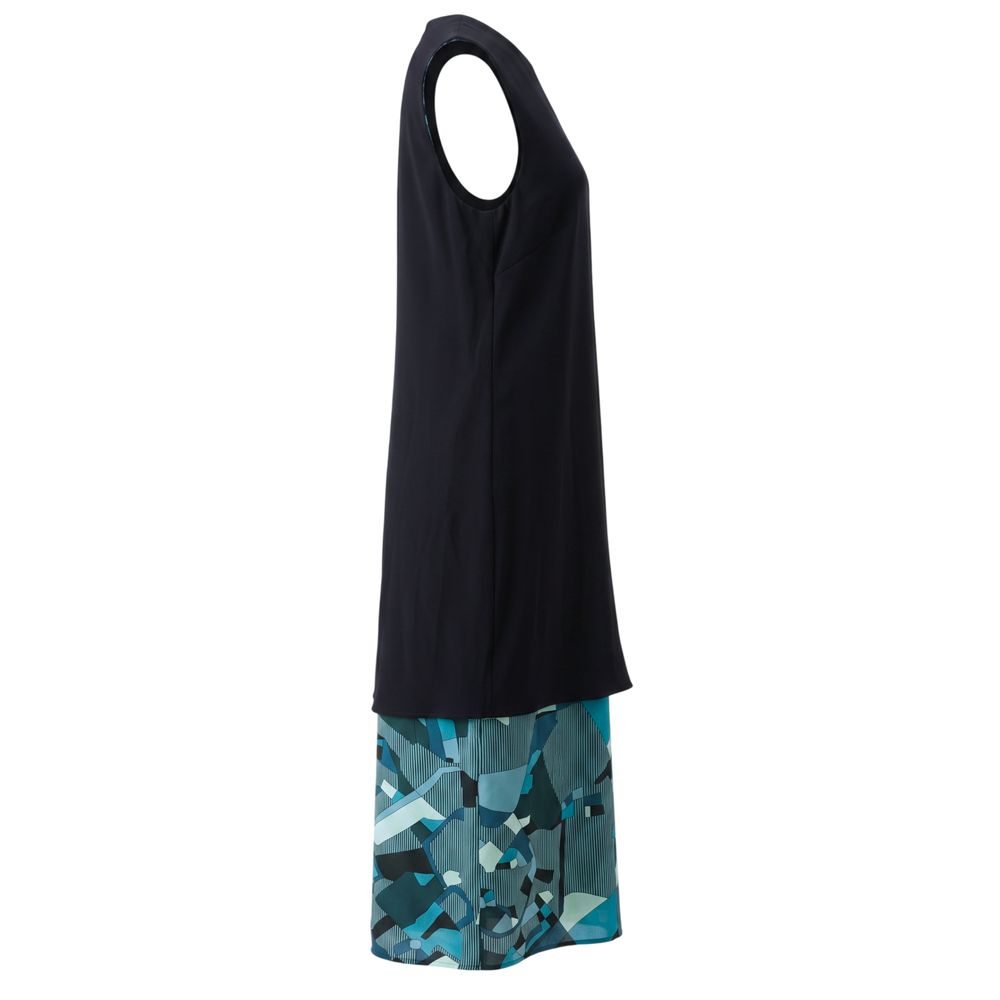 Trussardi Blue Silk Women Dress Trussardi