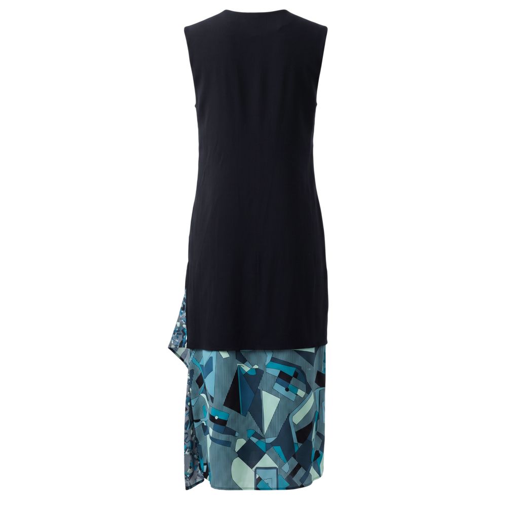 Trussardi Blue Silk Women Dress Trussardi