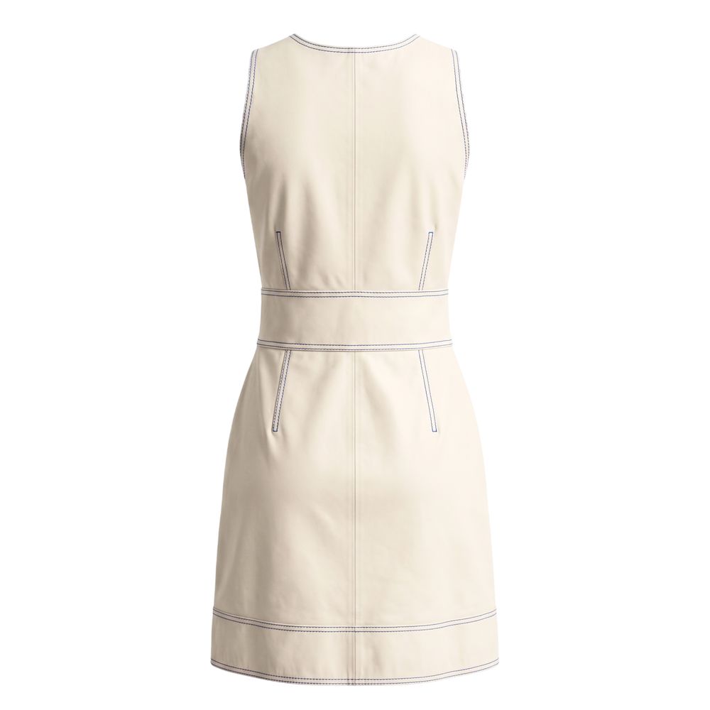 Trussardi Beige Lamb Women Dress Trussardi
